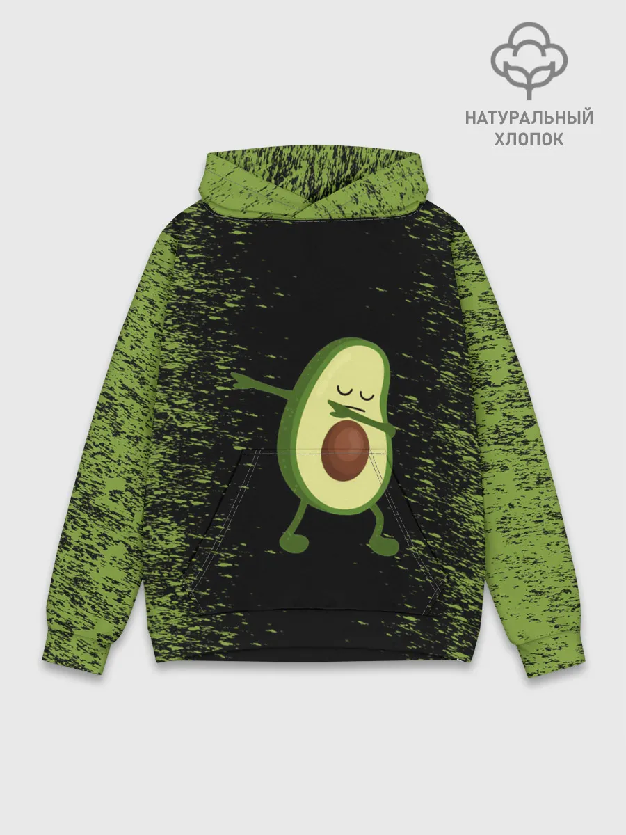 Худи мужской база хлопок / Авокадо