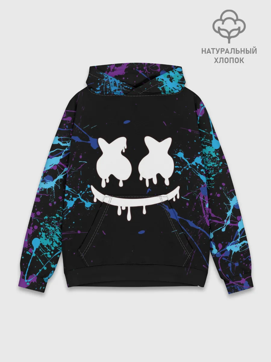 Худи мужской база хлопок / MARSHMELLO