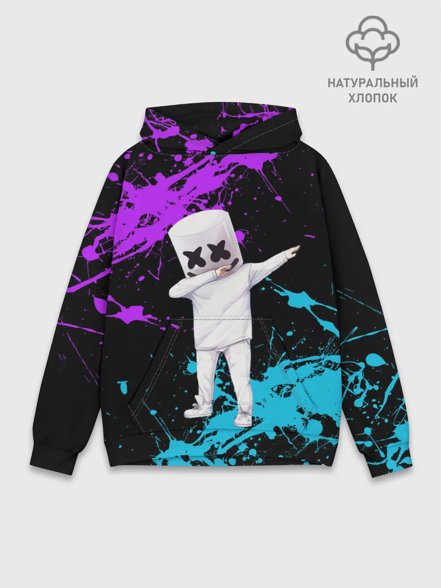 Худи мужской база хлопок / MARSHMELLO