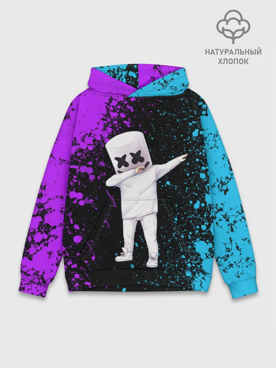 Худи мужской база хлопок / MARSHMELLO