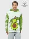 Худи мужской база хлопок / Авокадо