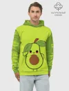Худи мужской база хлопок / Авокадо