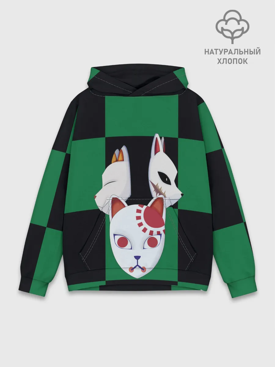 Худи мужской база хлопок / Падшие ученики, выживший лис