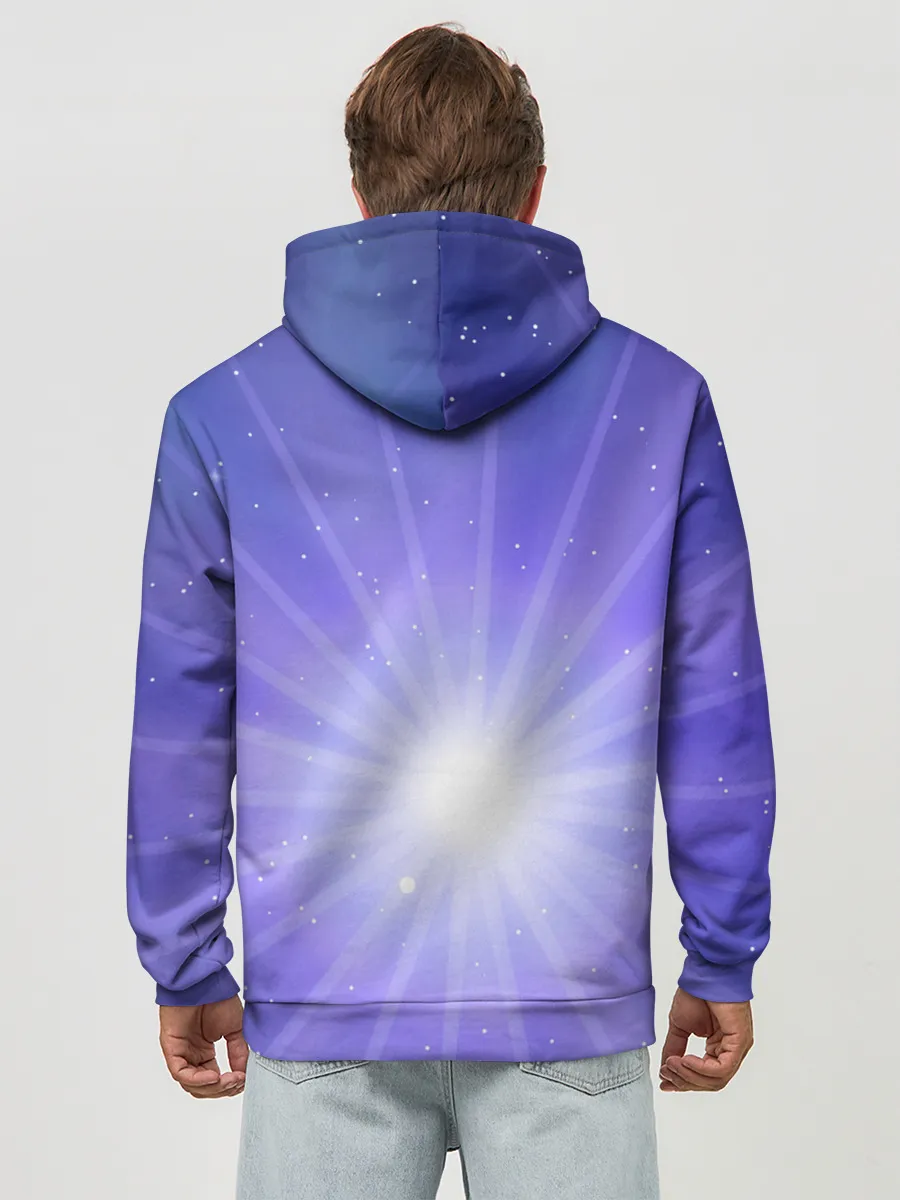 Худи мужской база хлопок / Космос