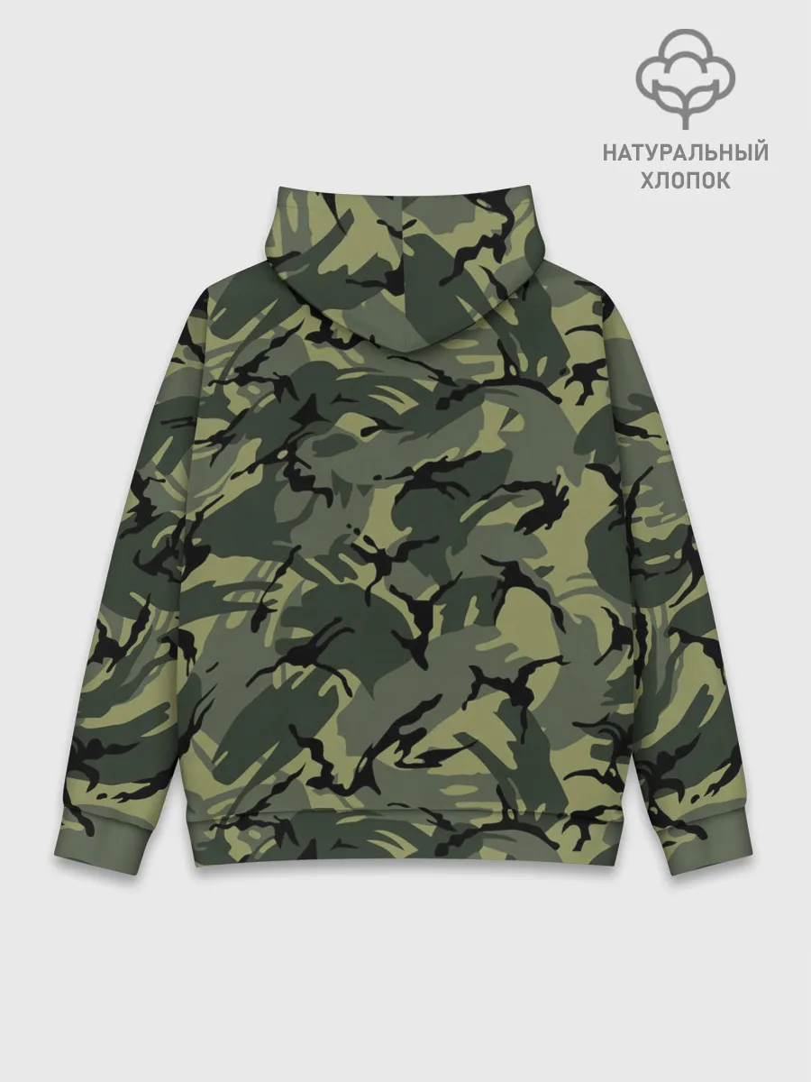 Худи мужской база хлопок / Камуфляж