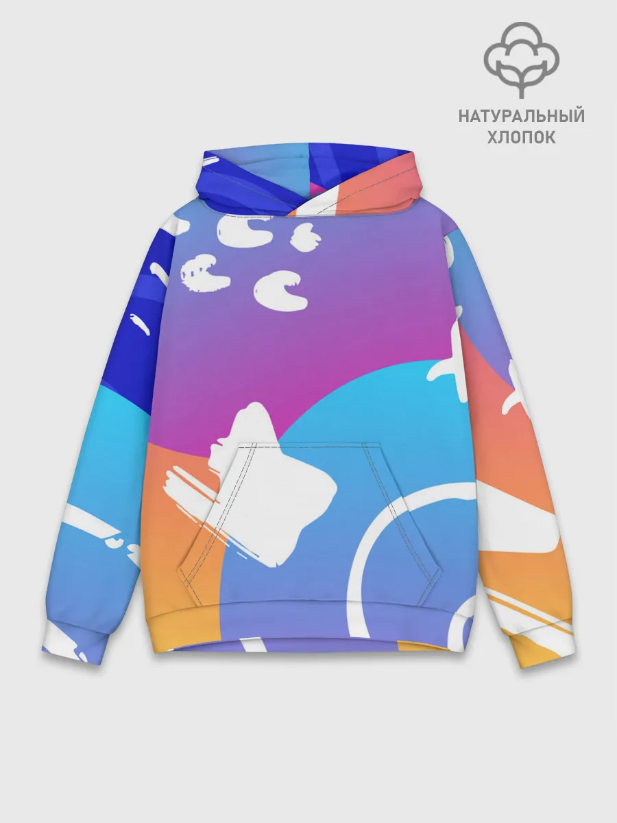 Худи мужской база хлопок / Градация цвета