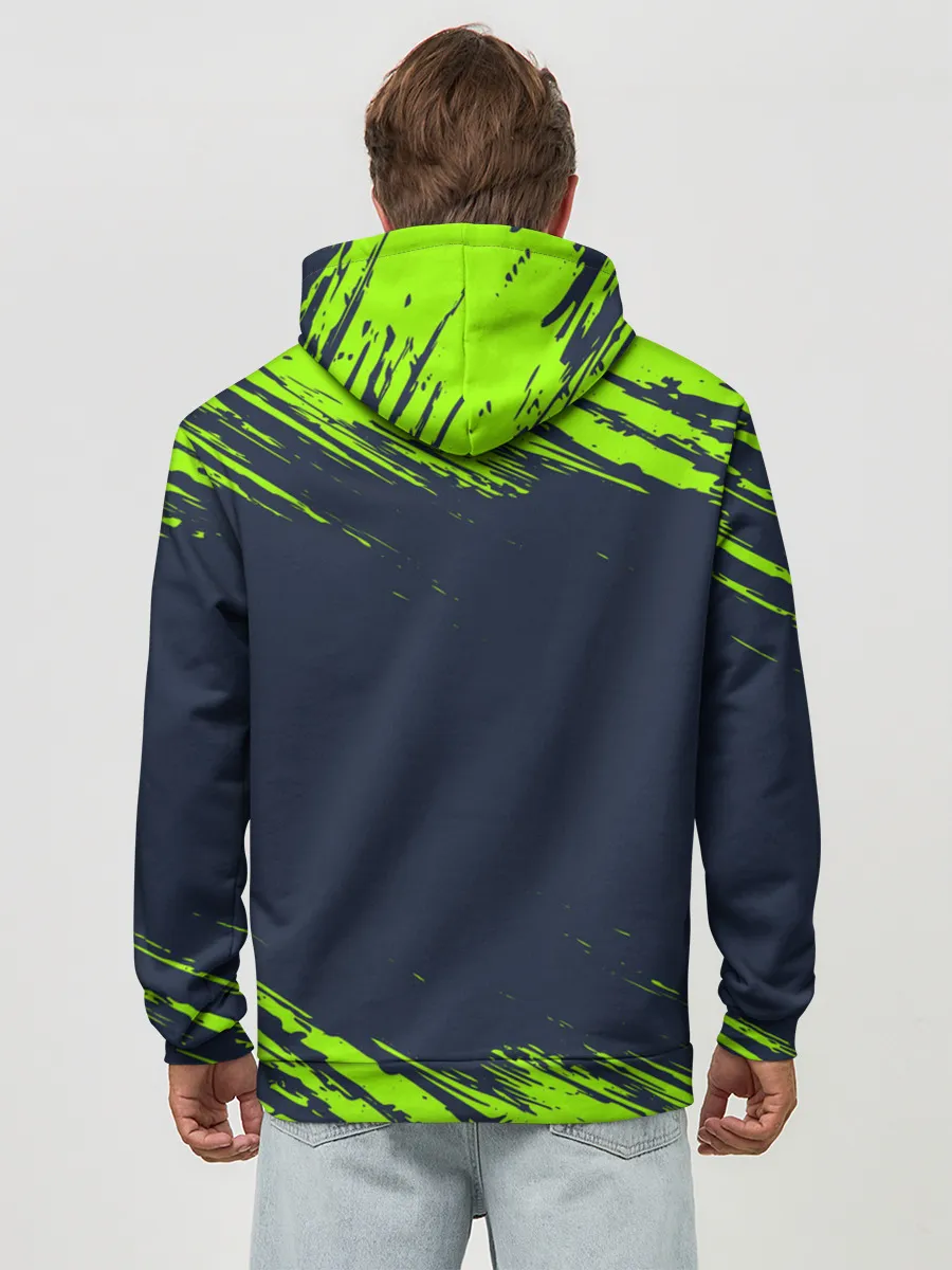 Худи мужской база хлопок / WARFRAME / ВАРФРЕЙМ