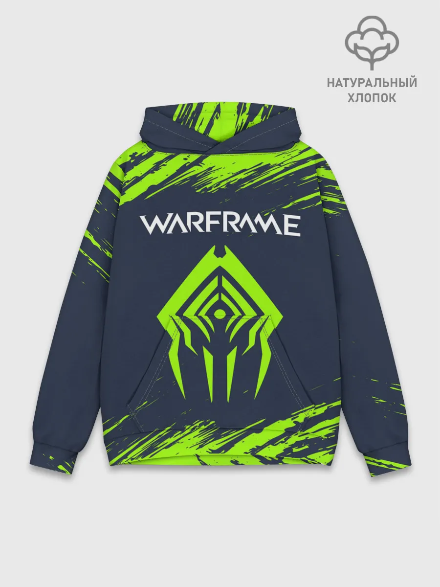 Худи мужской база хлопок / WARFRAME / ВАРФРЕЙМ