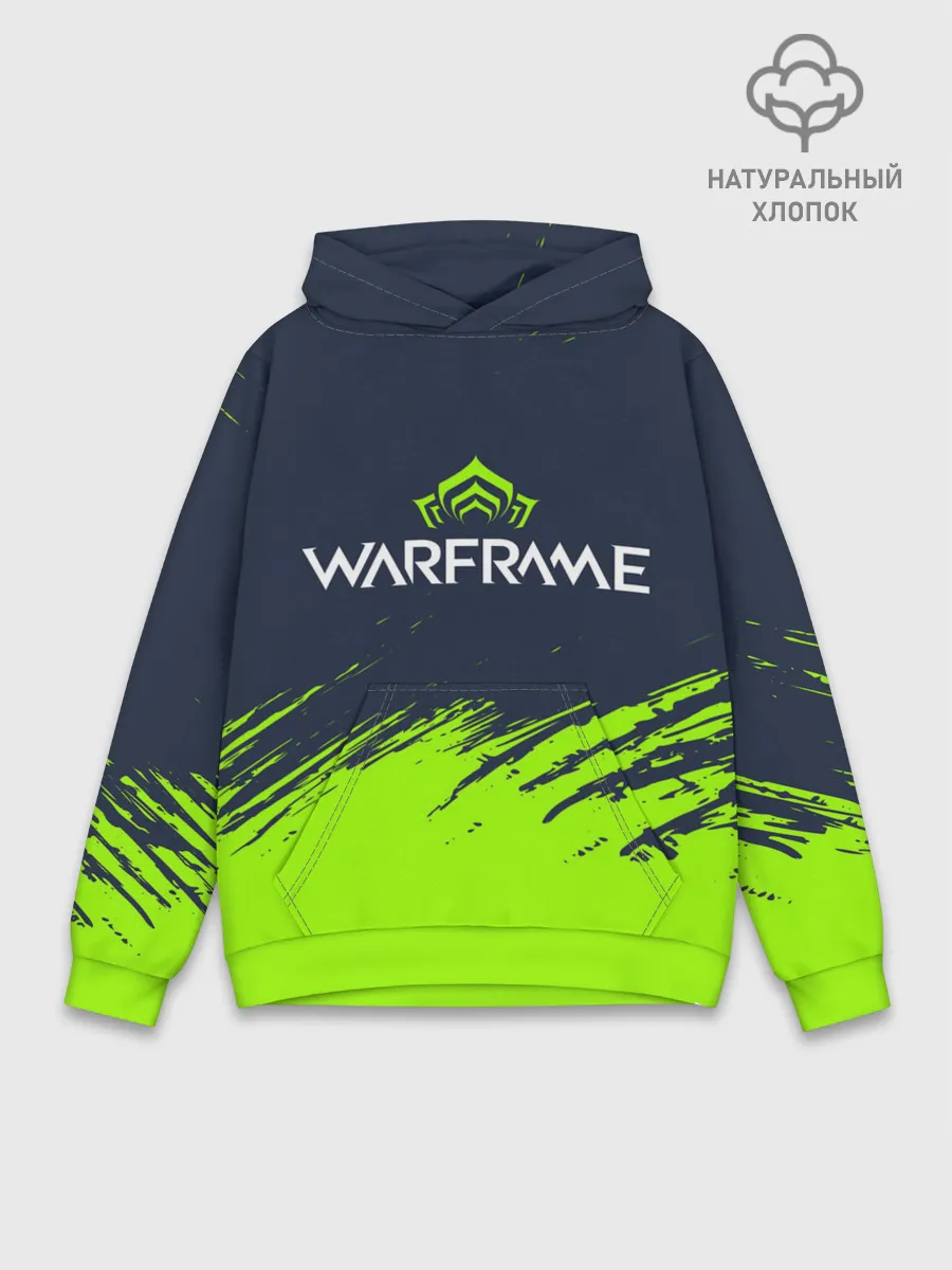 Худи мужской база хлопок / WARFRAME / ВАРФРЕЙМ