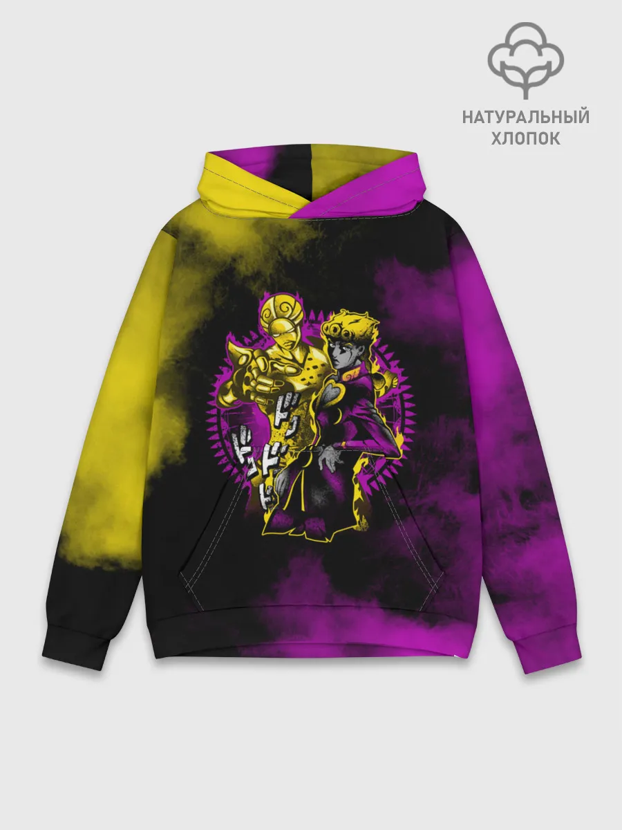Худи мужской база хлопок / JoJo Bizarre Adventure