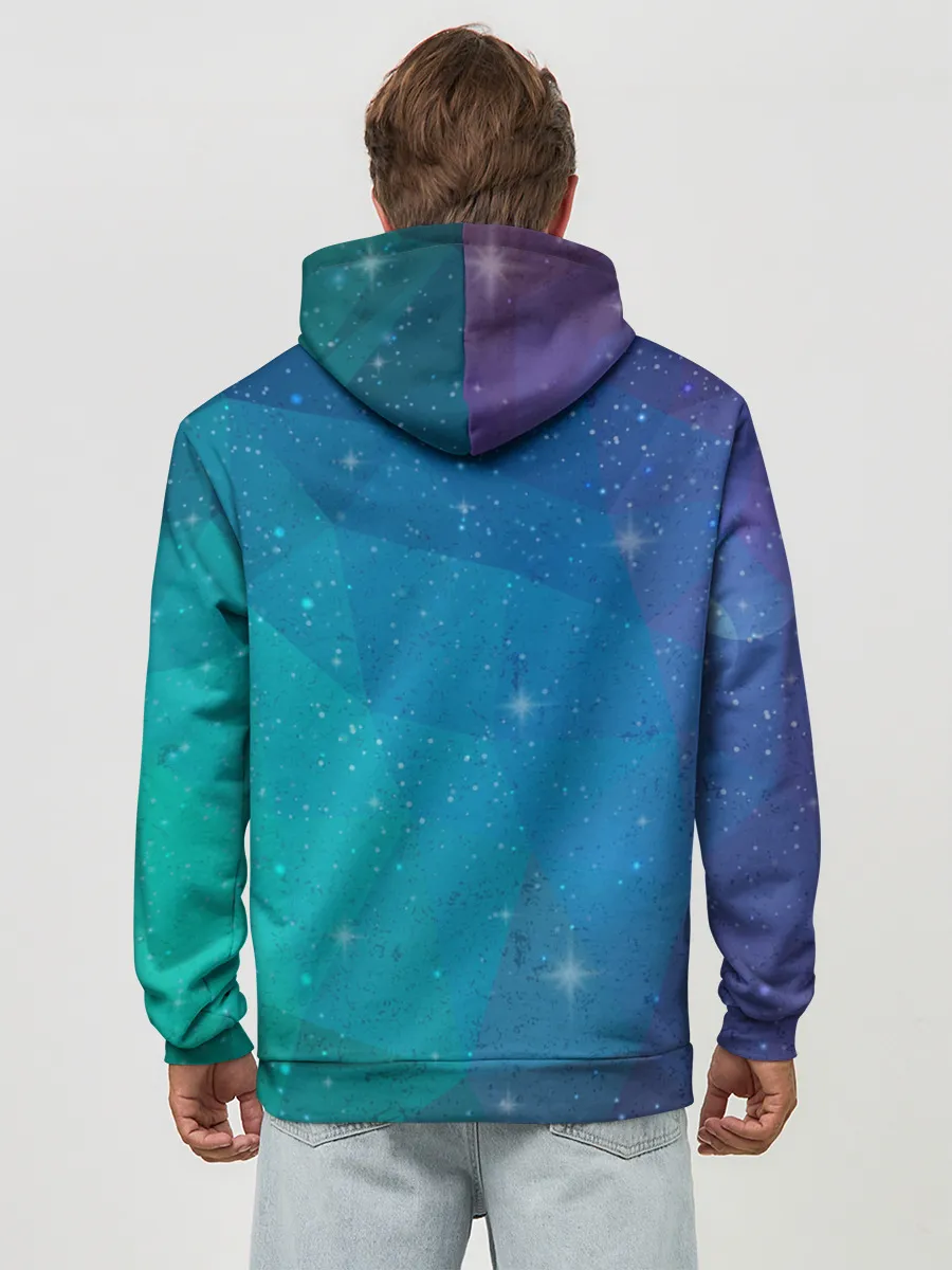 Худи мужской база хлопок / Космос