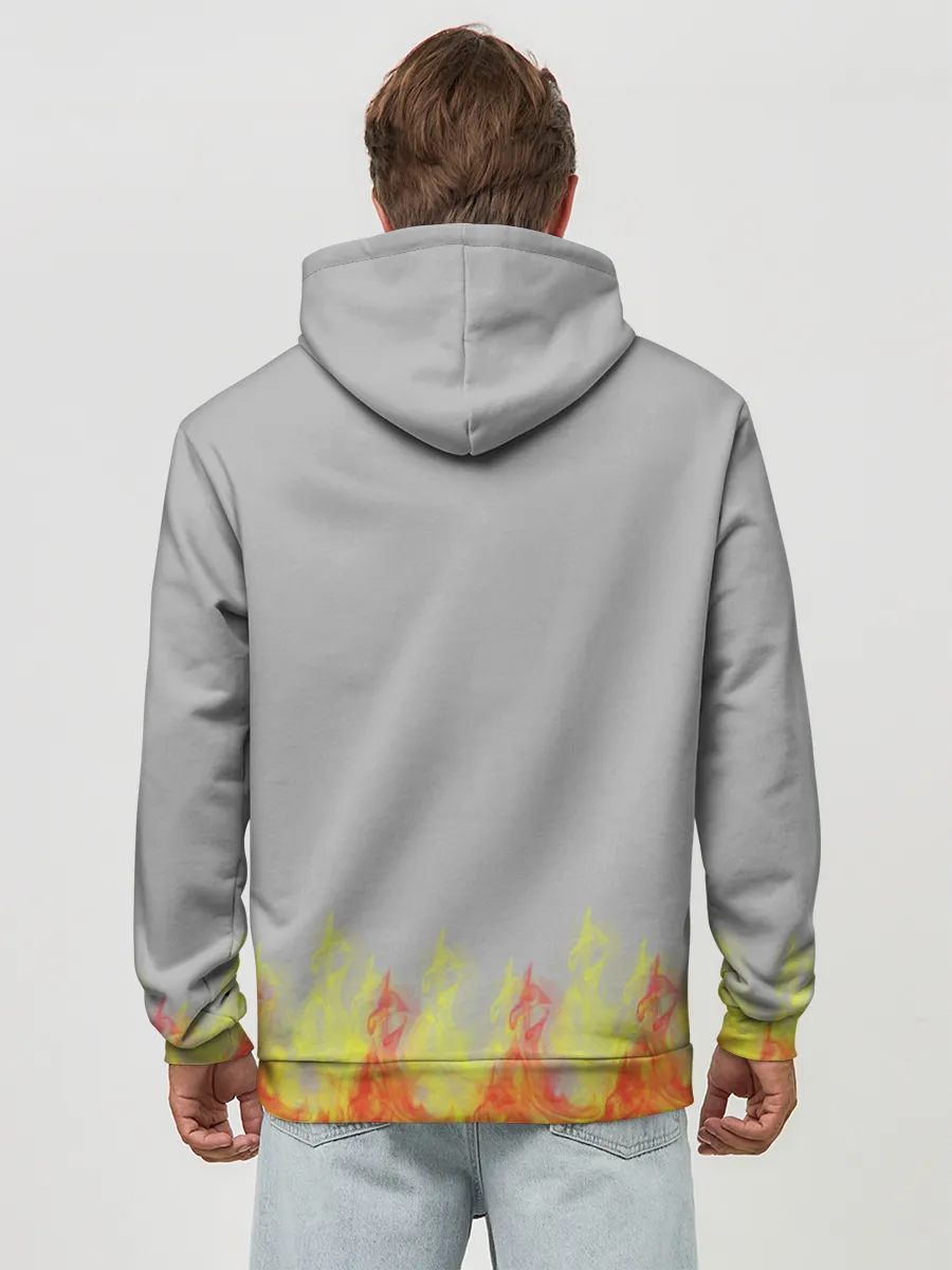 Худи мужской база хлопок / Пикачу