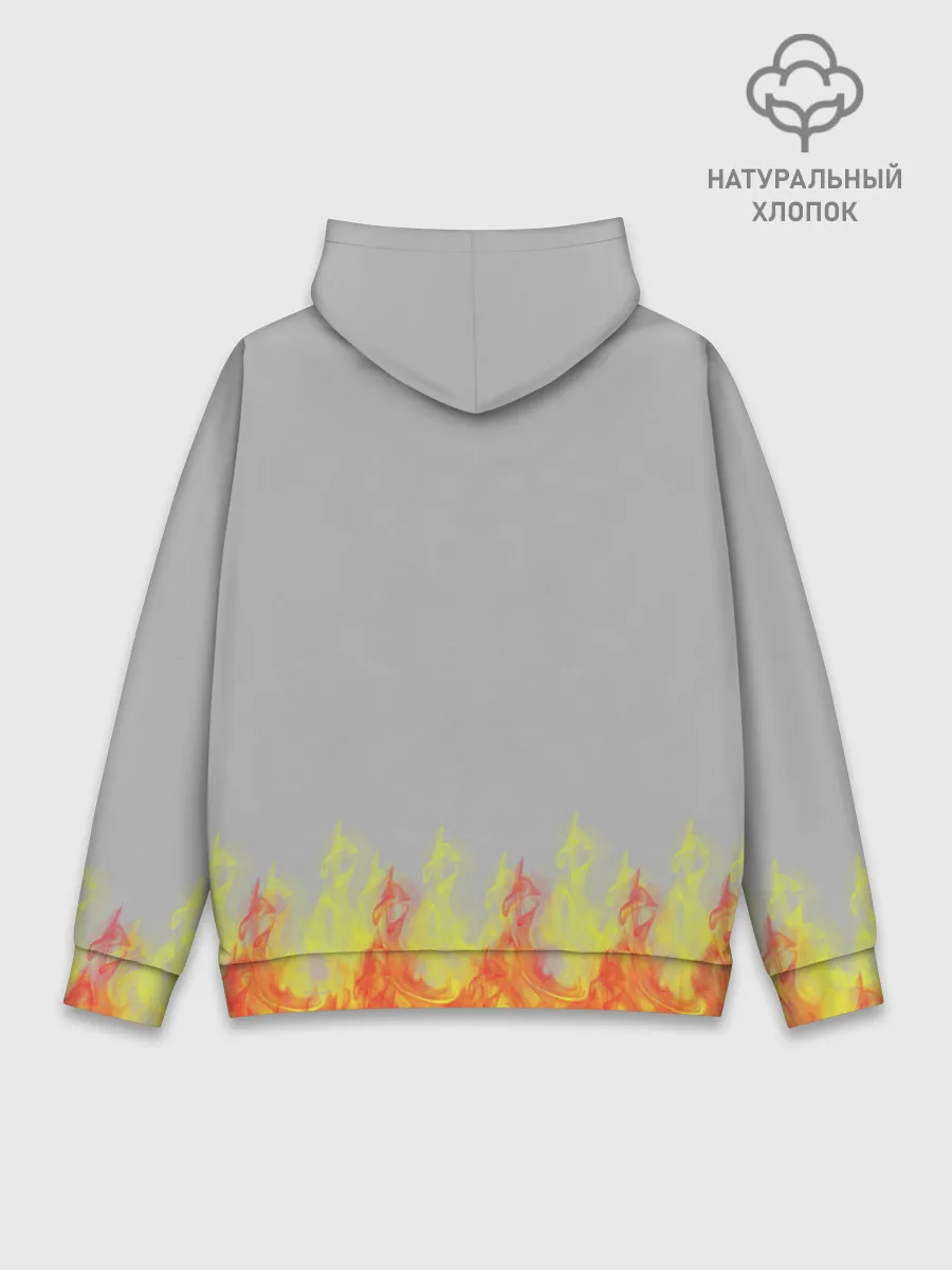 Худи мужской база хлопок / Пикачу