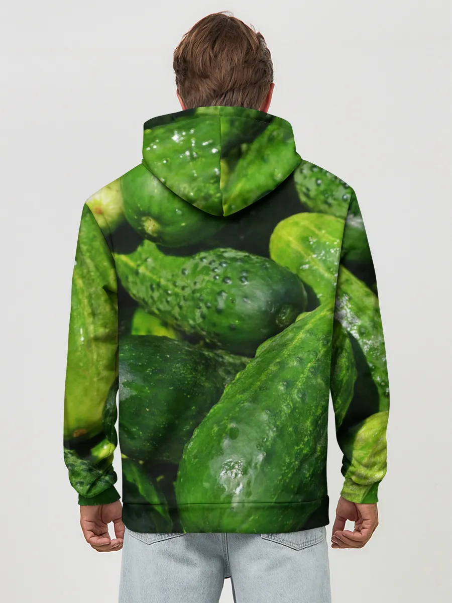 Худи мужской база хлопок / Огурцы