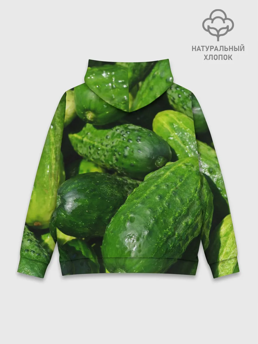 Худи мужской база хлопок / Огурцы