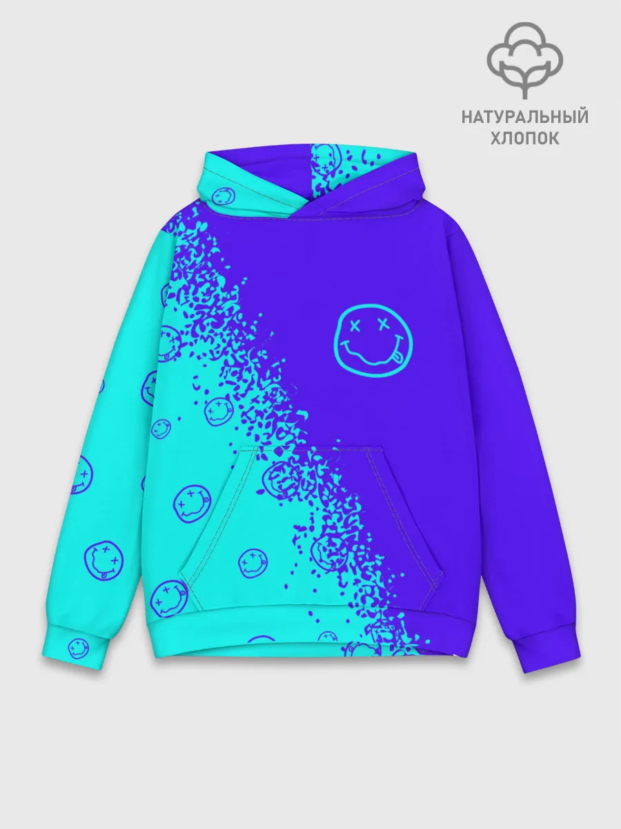 Худи мужской база хлопок / NIRVANA / НИРВАНА