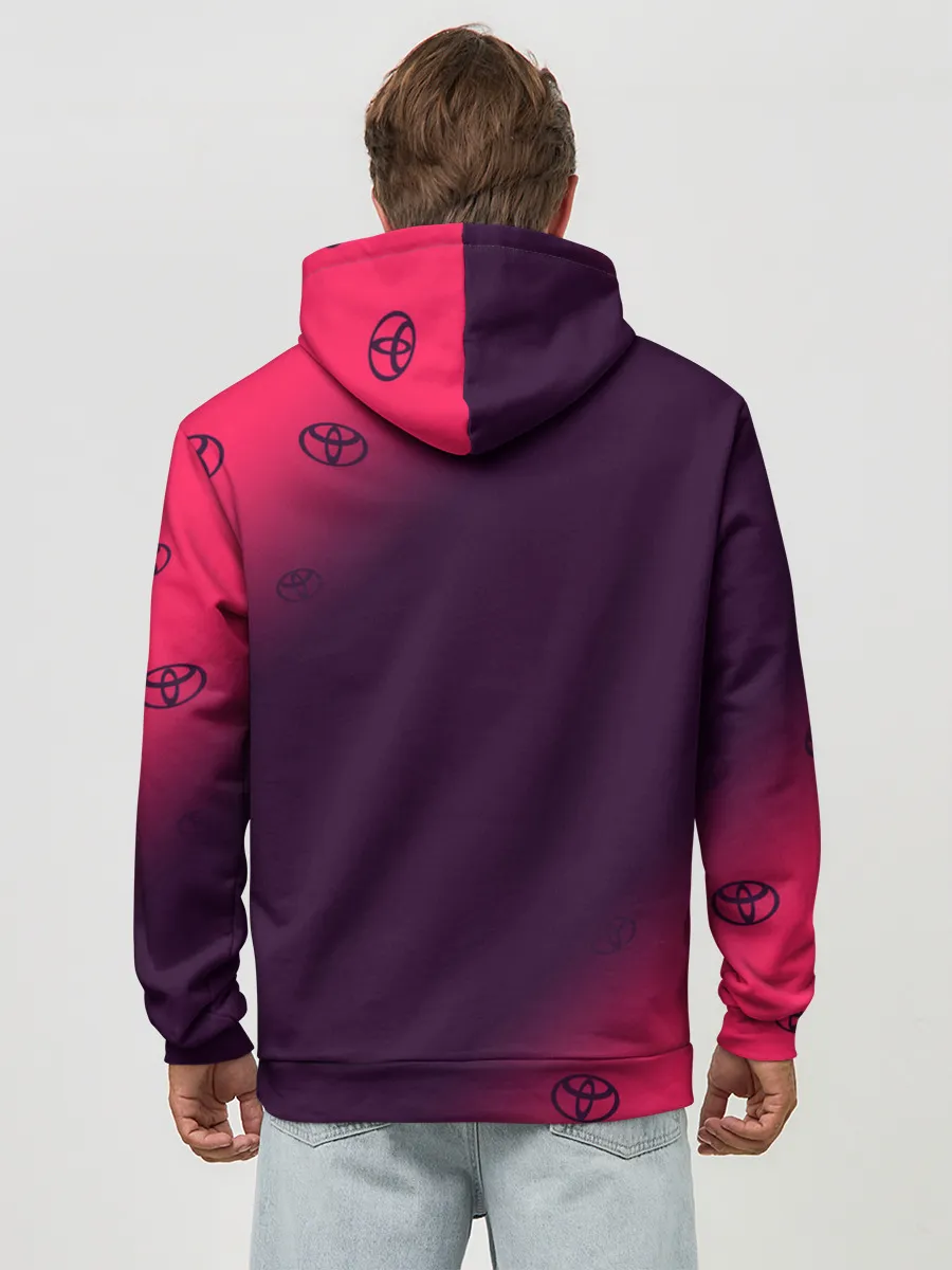 Худи мужской база хлопок / TOYOTA / ТОЙОТА