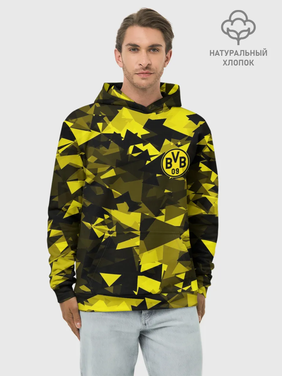 Худи мужской база хлопок / Borussia | Боруссия