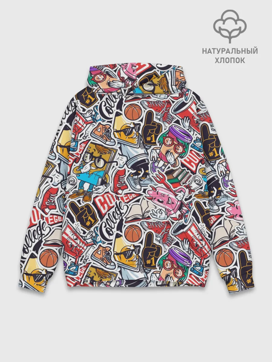 Худи мужской база хлопок / MIX