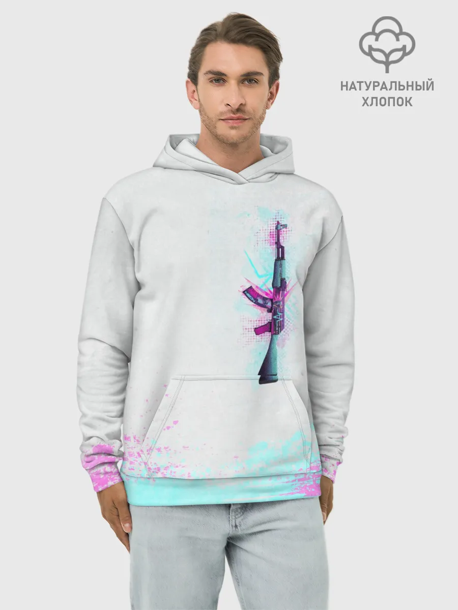 Худи мужской база хлопок / Countre Strike weapon