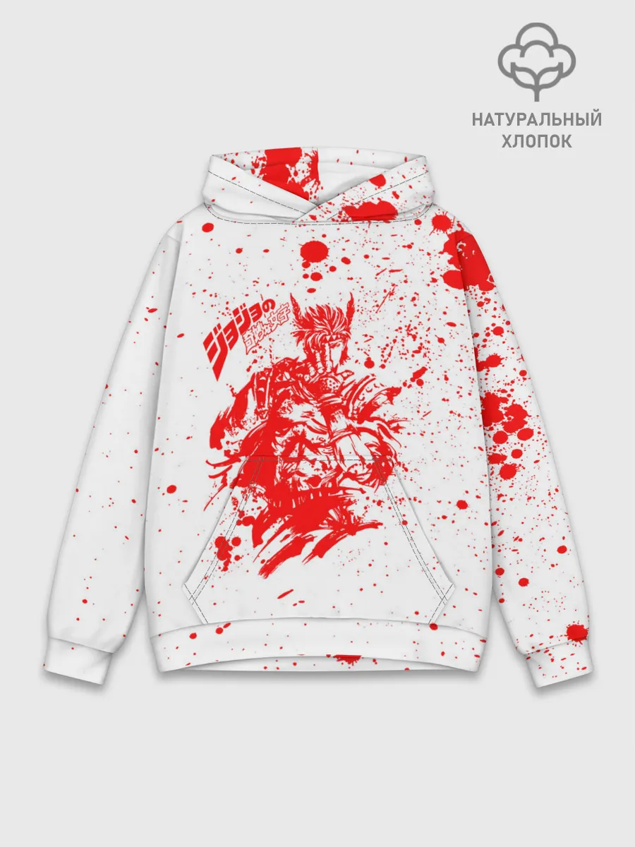 Худи мужской база хлопок / JoJo Bizarre Adventure