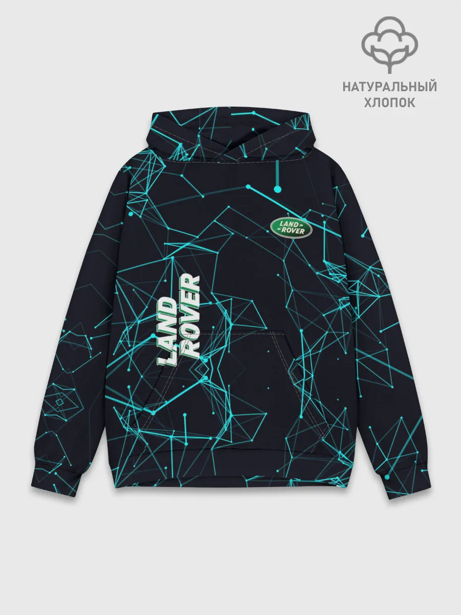 Худи мужской база хлопок / Land Rover