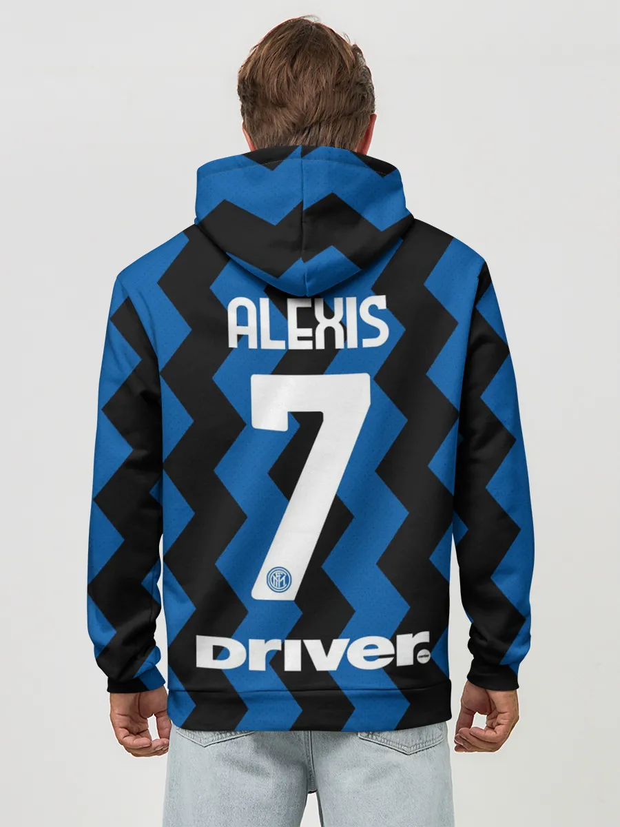 Худи мужской база хлопок / Алексис Санчес 20/21 Интер