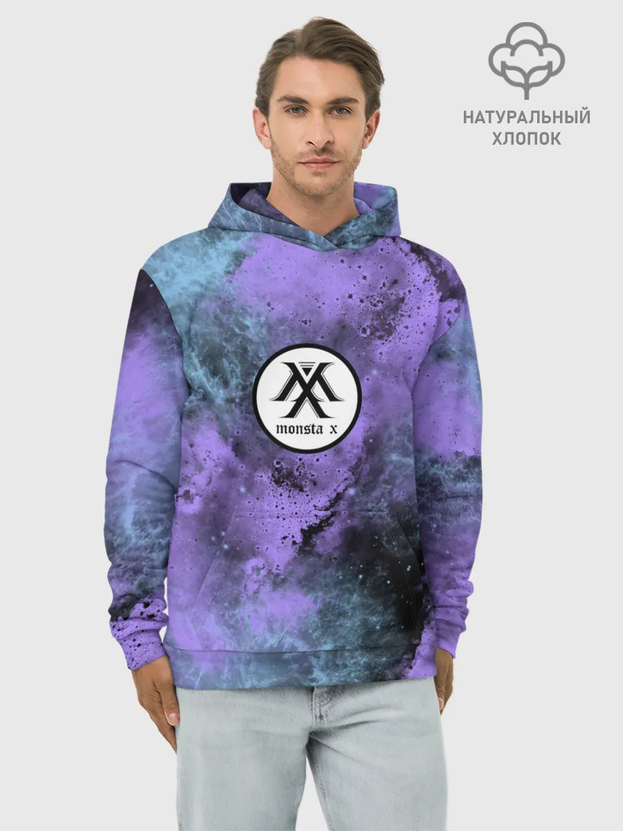 Худи мужской база хлопок / MONSTA X