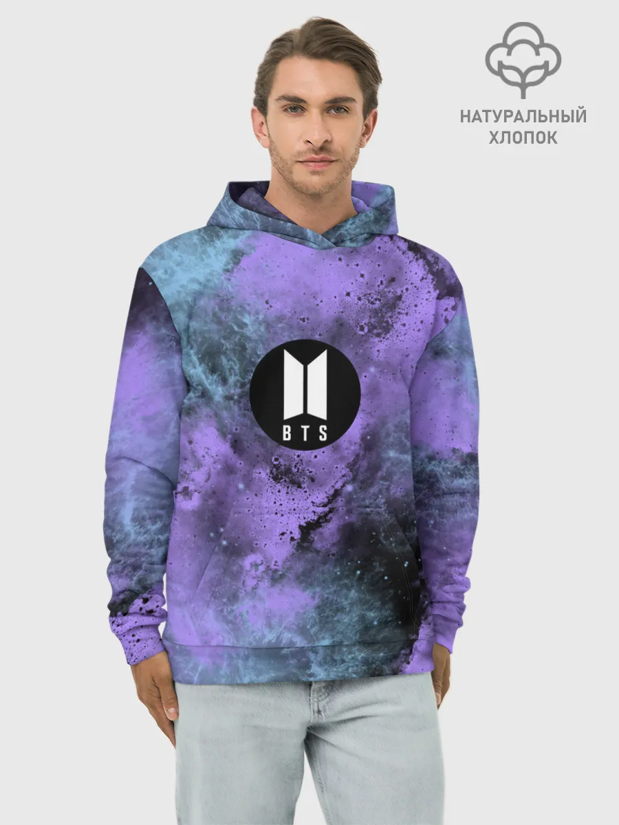 Худи мужской база хлопок / BTS