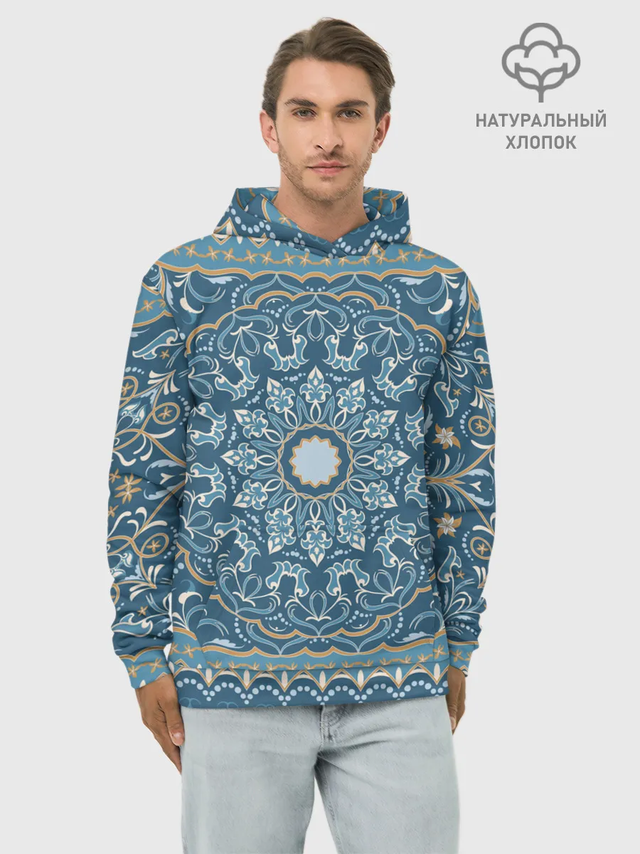 Худи мужской база хлопок / Кружево