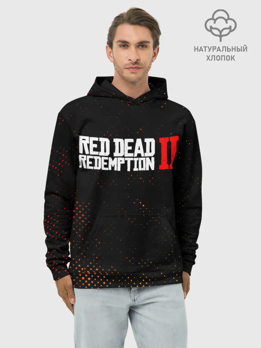 Худи мужской база хлопок / RED DEAD REDEMPTION 2
