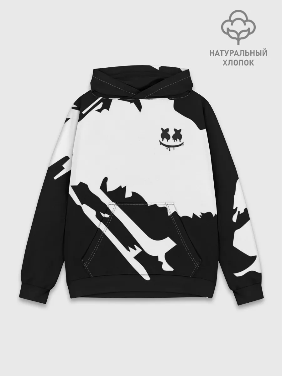 Худи мужской база хлопок / Marshmello