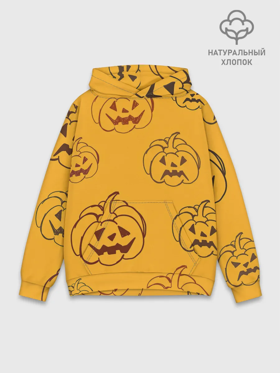 Худи мужской база хлопок / Тыквы
