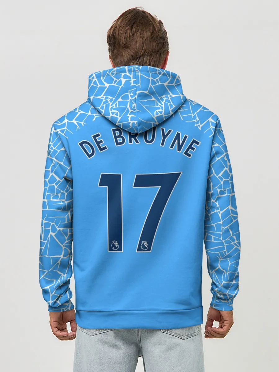 Худи мужской база хлопок / Кевин Де Брёйне 20/21 Форма