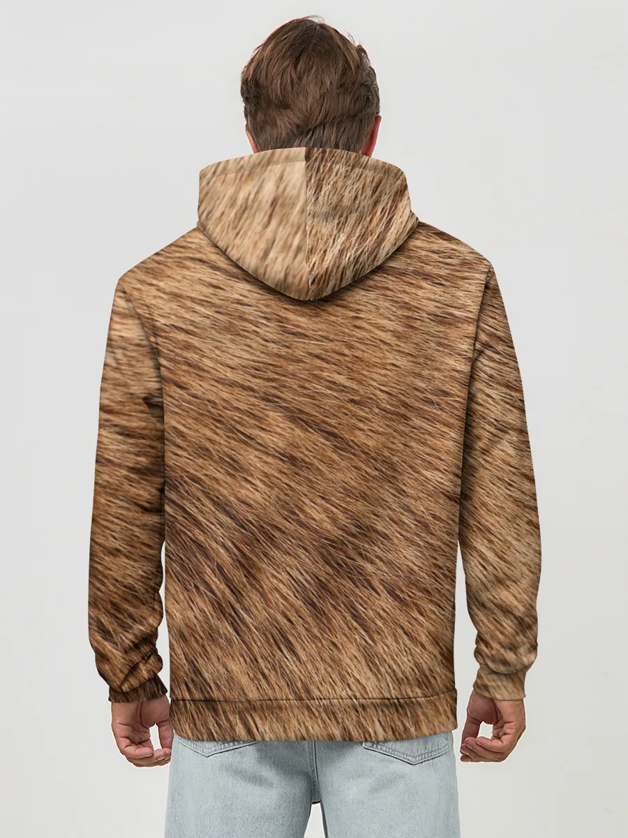 Худи мужской база хлопок / собака друг человека