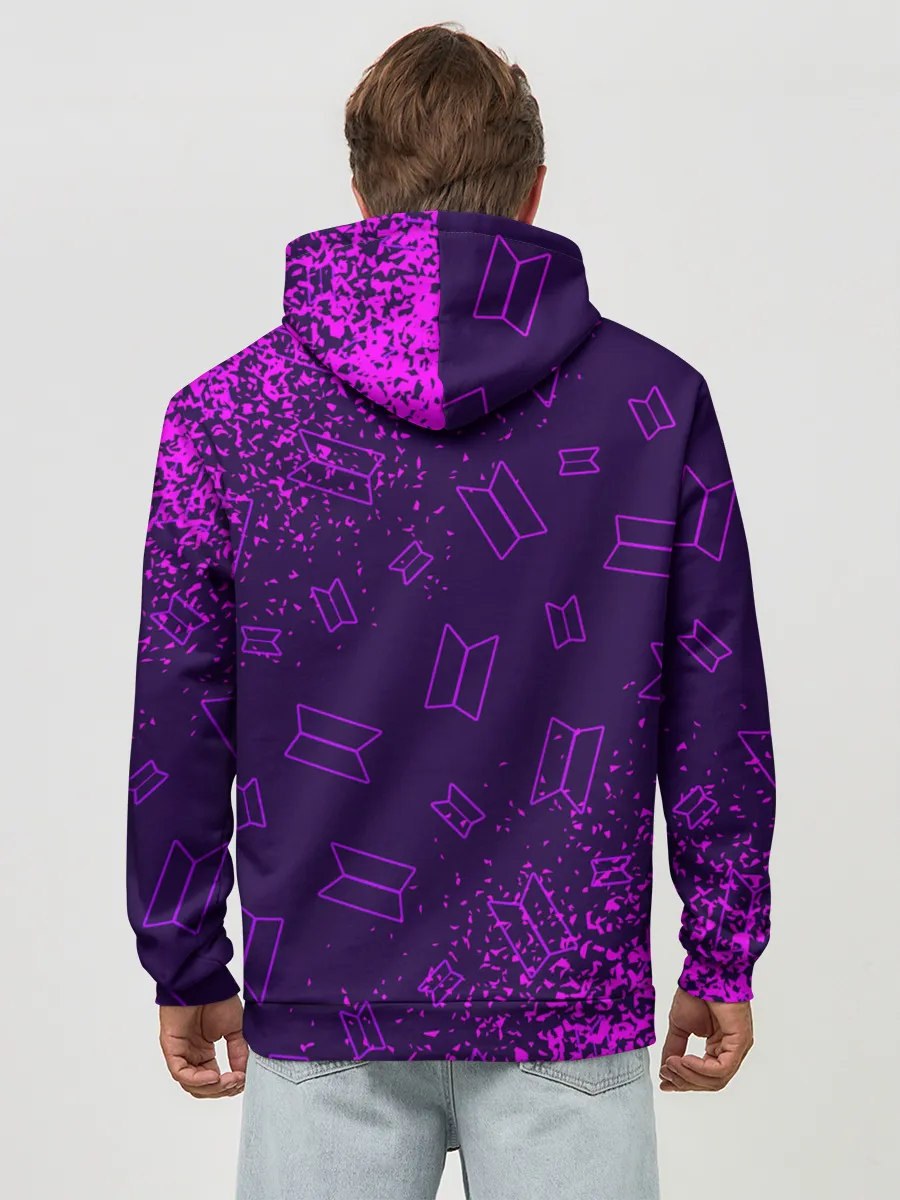 Худи мужской база хлопок / BTS / БТС