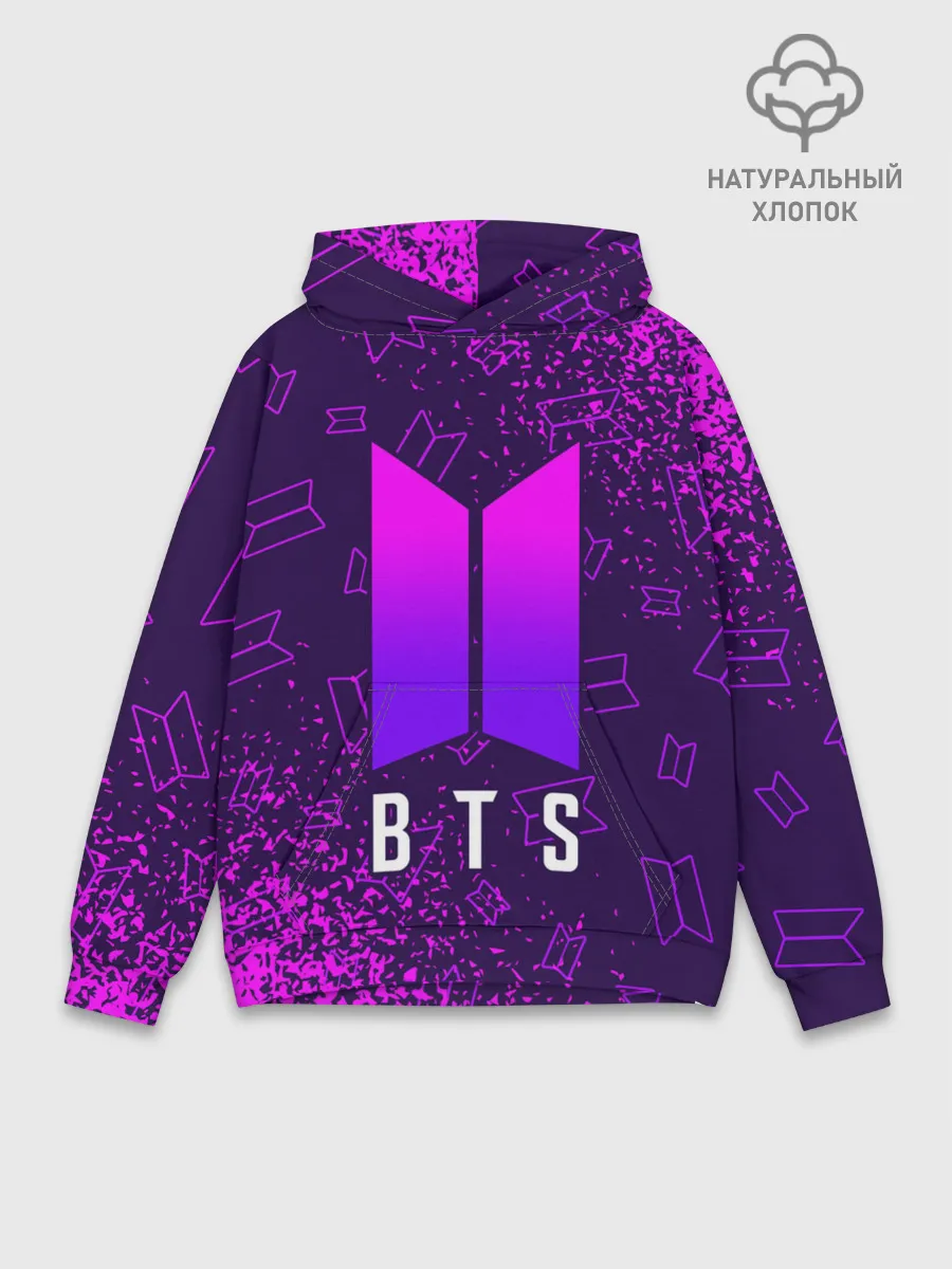 Худи мужской база хлопок / BTS / БТС