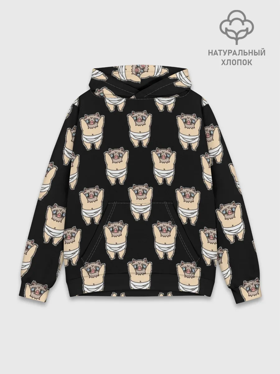 Худи мужской база хлопок / Иноске