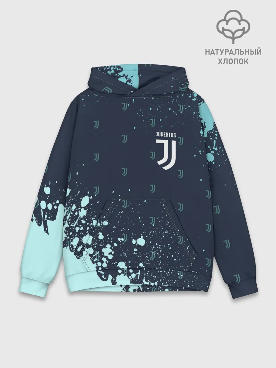 Худи мужской база хлопок / JUVENTUS / ЮВЕНТУС