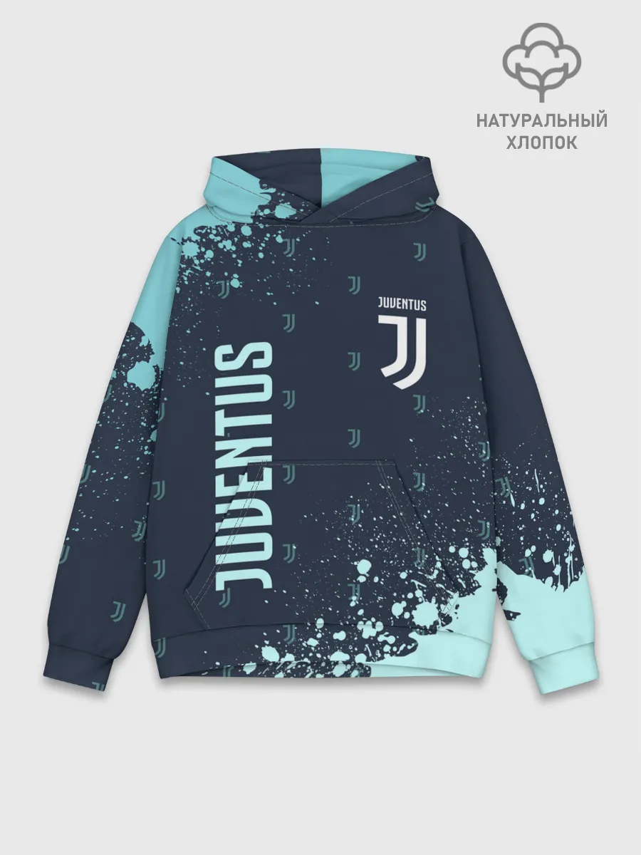 Худи мужской база хлопок / JUVENTUS / ЮВЕНТУС