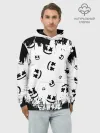 Худи мужской база хлопок / MARSHMELLO / МАРШМЕЛЛОУ