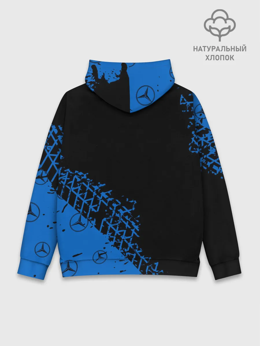 Худи мужской база хлопок / MERCEDES / МЕРСЕДЕС