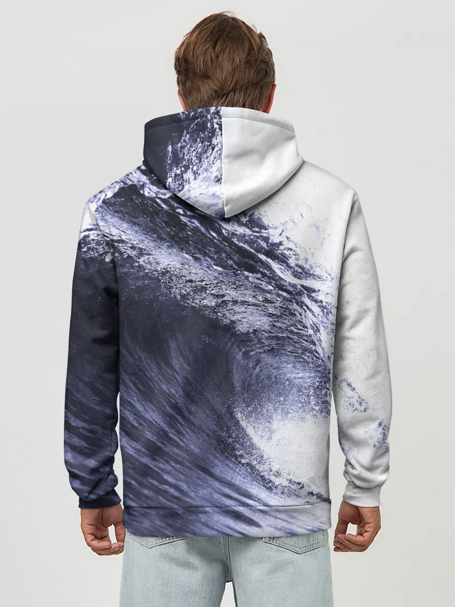 Худи мужской база хлопок / Волна