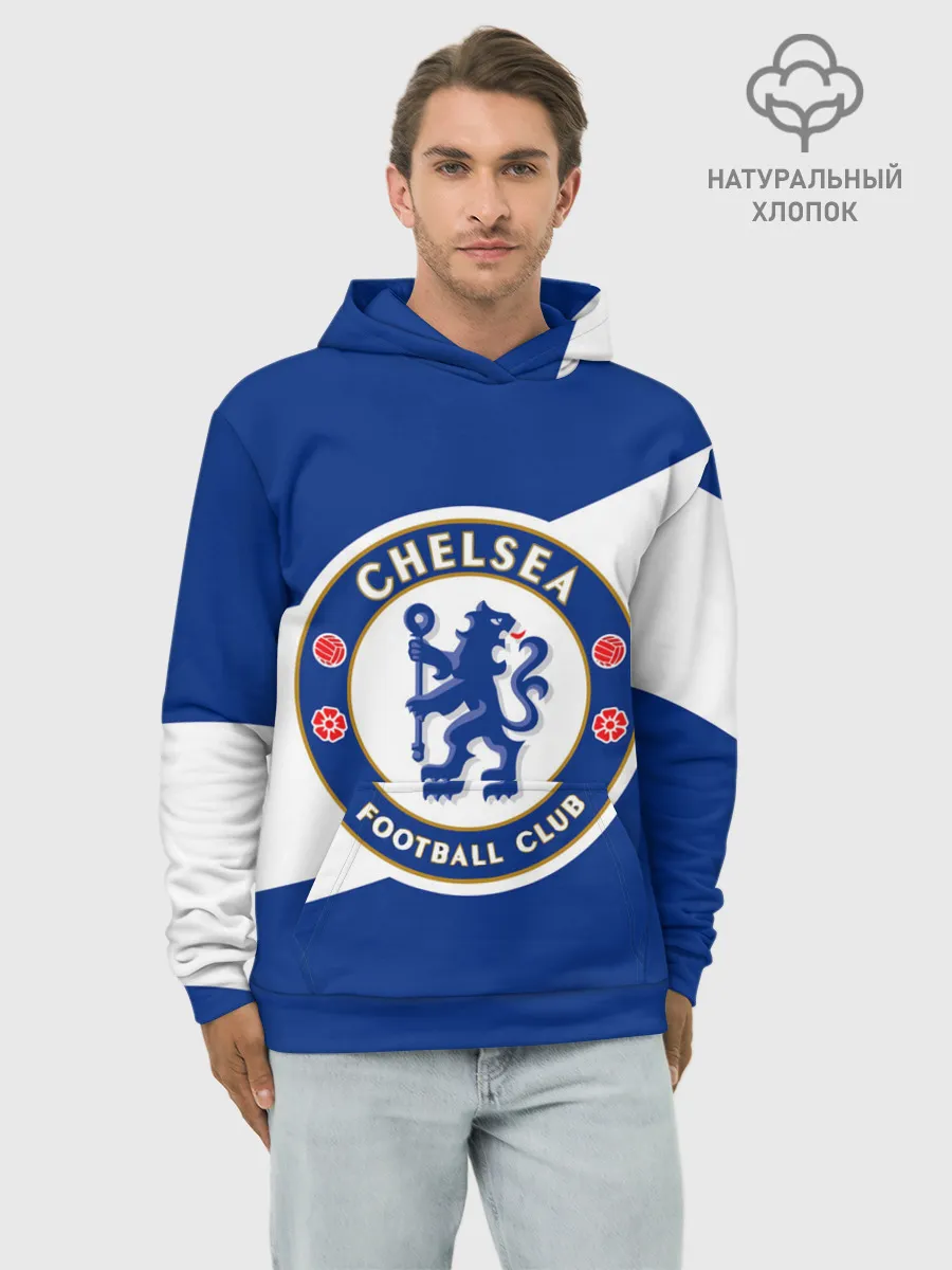 Худи мужской база хлопок / Chelsea SPORT
