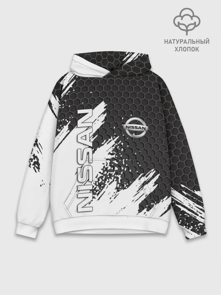 Худи мужской база хлопок / NISSAN