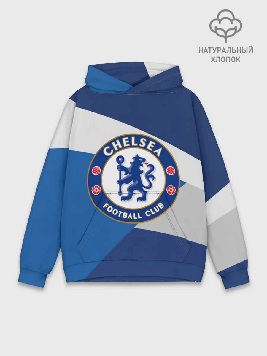 Худи мужской база хлопок / Chelsea Exlusive