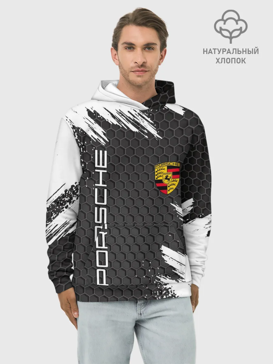 Худи мужской база хлопок / PORSCHE