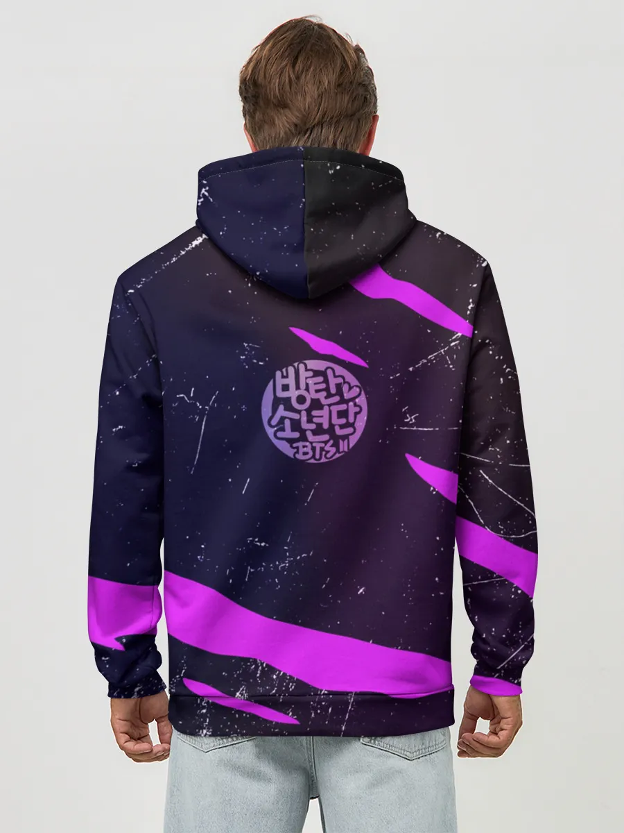 Худи мужской база хлопок / BTS