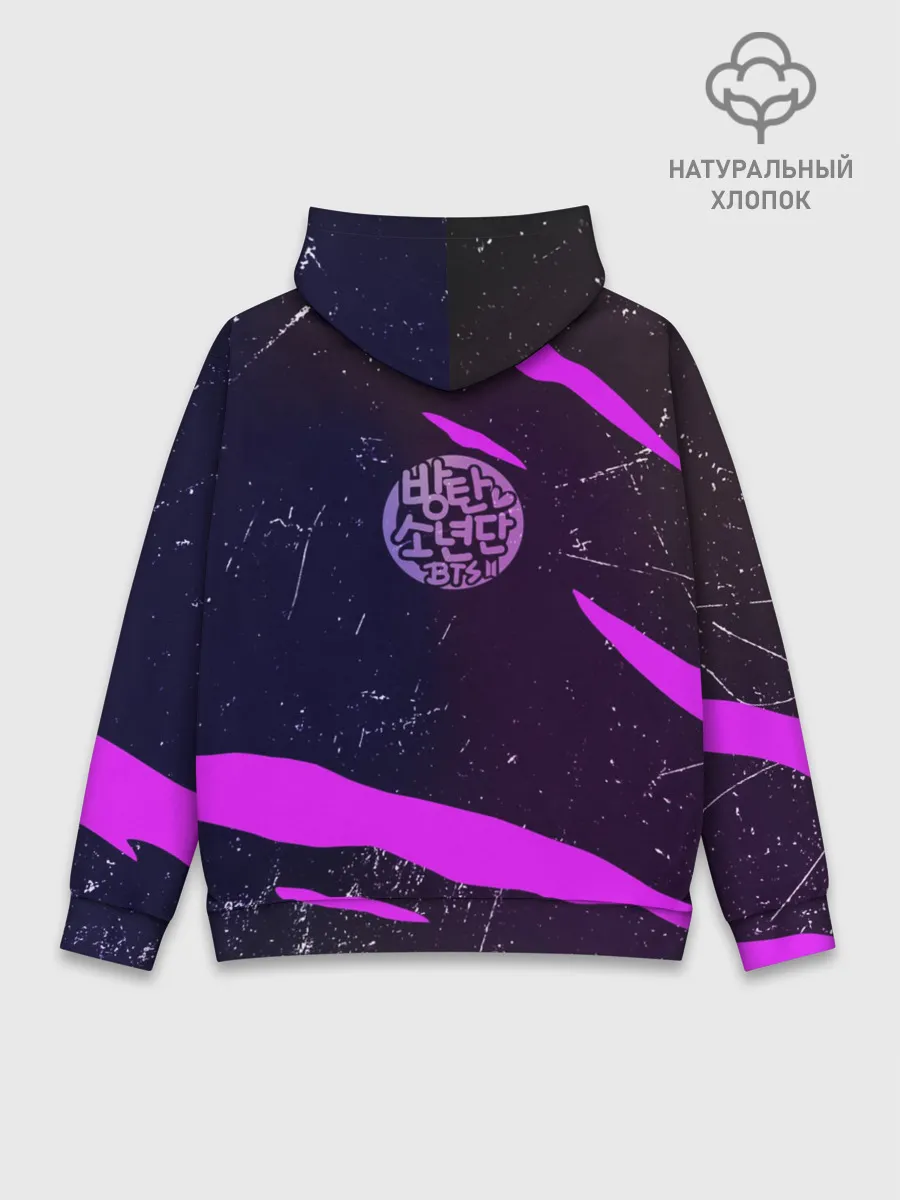 Худи мужской база хлопок / BTS