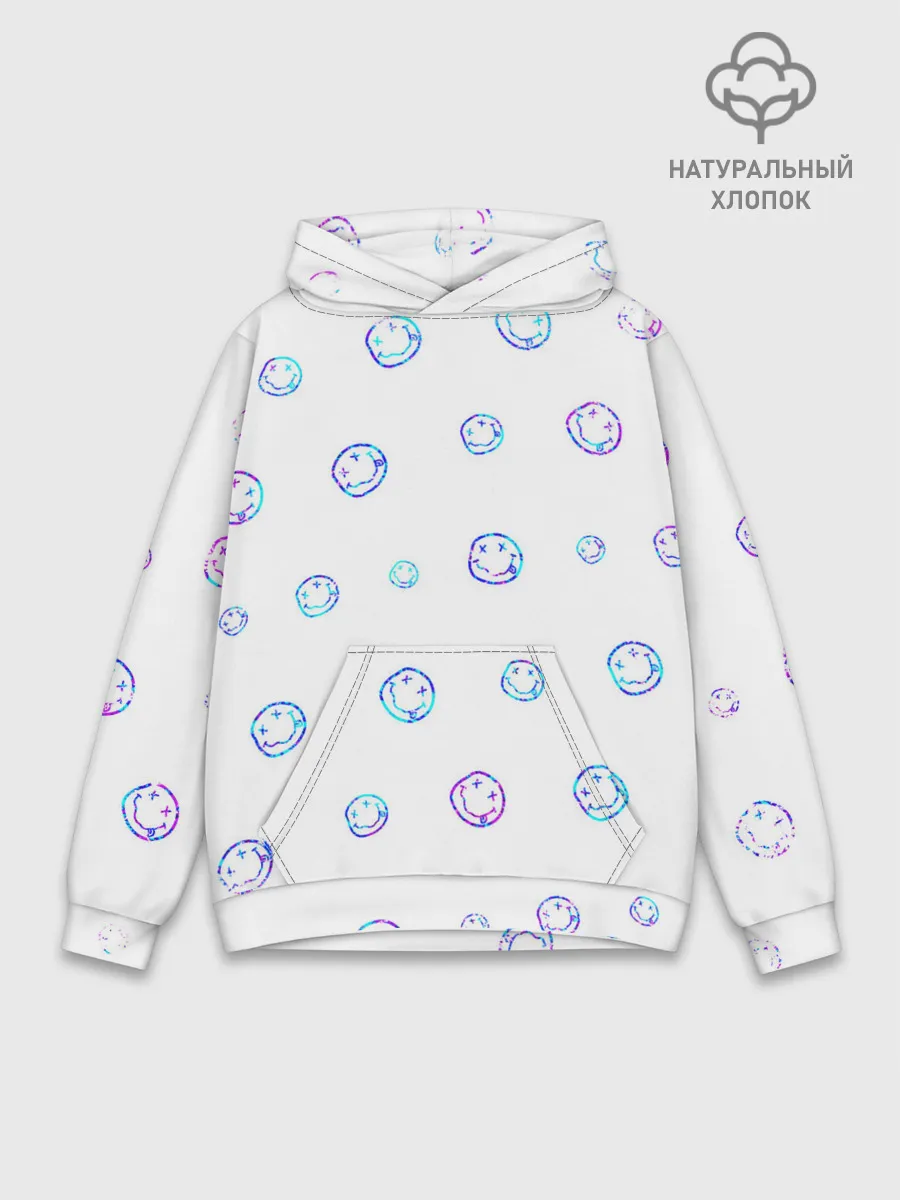 Худи мужской база хлопок / NIRVANA / НИРВАНА